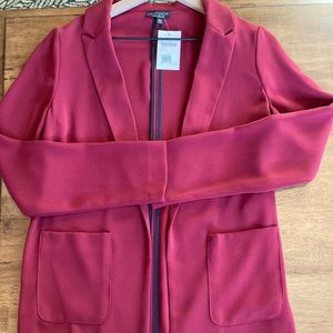 Red Blazer by Topshop, size 4, NWT
